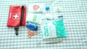 Small First Aid Kit Outdoor Emergency Set Waterproof Medical Bag for Travel Cycling Hiking Backpacking Camping Car Motorcycle