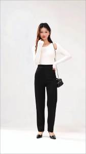 KM Elsie Women Regular Cutting L-3XL Casual Pants [P7532]