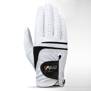 Men Golf  Gloves White Breathable Kid-lambskin Genuine Leather Sport Hand Glove Wear Single Left Right Handed Batting ST022