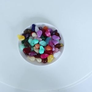 10Pcs 15x22mm Colorful Irregular Beads Acrylic Loose Beads for DIY Jewelry Making Bracelet Necklace Earring Accessories