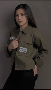 SENNA STORE Jaket Parka Bahan Canvas Ukuran Fit To L Model Kekinian Jaket Wanita Terbaru 2023 Simple Nyaman Adem Remaja Trendy Ootd Korean Style Pusat Grosir Pakaian