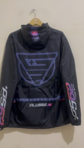 Jaket Racing PS62 Bahan Parasut Anti Air Desain Terbaru