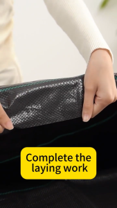 Thickened 10m/50m/100m ground film PP material weed control mat suitable for gardening greenhouses and farms.