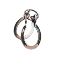 Horseshoe Lock (Brown) 3D Metal Puzzle Brain Teaser Ring Removal Adults Kids IQ Challenge Games Old Lock Shackles Solution Wit. 