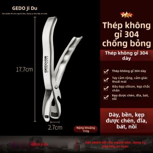 GEDO | Kẹp Bếp Chống Nóng và Trượt Thép Không Gỉ