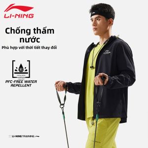Li-Ning | Áo Khoác Thể Thao Nam Chống Thấm Kháng Gió Thoáng Khí