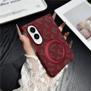 For Samsung Galaxy Z Fold 8 Ultra Fold8 Wide Luxury Carbon Fiber Case Magnetic Rotating Kickstand Hinge 2in1 Protective Cover