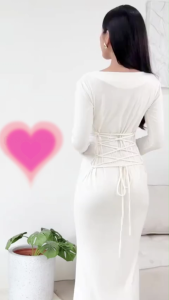 Iri Dress Aina Ballerine Dress Tali Aliana 2 in 1 Gamis Korean Style Remaja Kekinian Busui Terbaru!!