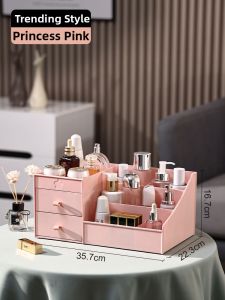 YINGYOUMEI | Mirror Drawer Style Large Capacity Makeup Organizer