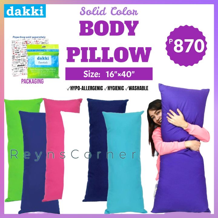 Colorful body outlet pillow