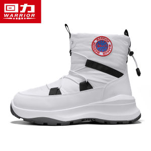 Warrior Waterproof Snow Boots Mens Winter Antislip Russian Extremely Cold Cotton Shoes Northeast minus 40 Degrees Warm Thickened Fleece