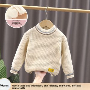 Thermal Fleece Childrens Knitted Sweater