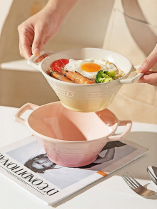 MODERN SWEETHOME | Dual-Handled Noodle Bowl for Instant Noodles and River Snail Rice Noodles 2026 New