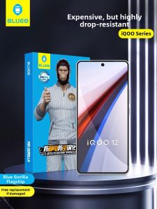 BLUEO | High Definition Anti-Shatter Full Screen Anti-Fingerprint Phone Screen Protector 10 Pieces