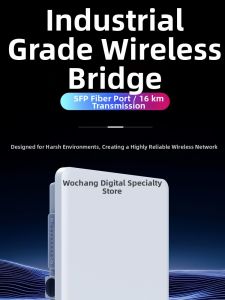Industrial Long-Range High-Power IP67 Wireless Bridge