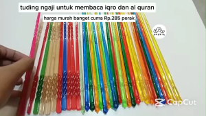 Tuding Ngaji Alat Stik Kalam Penunjuk Membaca Iqro dan Al quran