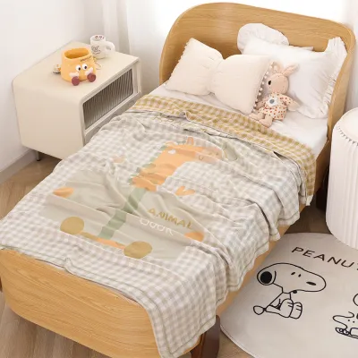 Chăn Em Bé Cảm Giác Mát Lạnh Sợi Tre