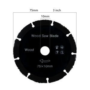 75mm Saw Blade Electric Grinding Cutting Disc Rotary Tool Metal Cutter Power Tool Wood Cutting for Angle Grinder