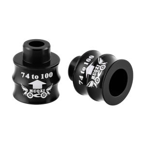 MUQZI 1 Pair Bicycle Hub Extension Adapter 74mm To 100mm Front Fork Adapter Hub Converter
