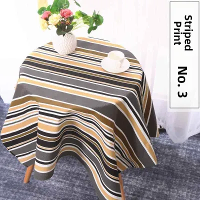 OME | Multi-functional Pure Cotton Thickened Fabric for Furniture Striped & Floral Design