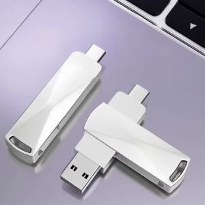 USB2.0 2IN1 U Disk 128GB 64GB 32GB 16GB 8GB Type-C Interface Smartphone Computer Mutual Transmission Portable USB Pen Drive