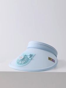 Summer Sunshade and Sunscreen Hat with Fan Rotatable Outdoor Sun Protection Hat Fan Beach Outdoor Fan Cap
