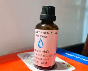 Khử mùi hôi nách _ Nước Cất Phèn chua