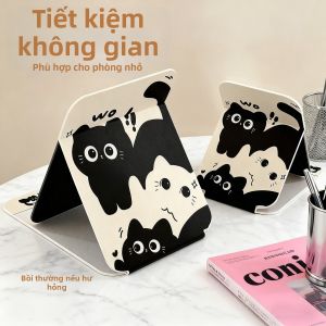 PISSA | Gương Trang Điểm Gập Đựng Cho Sinh Viên Ký Túc Xá Bàn Làm Việc