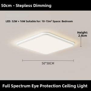 FANZHEN | Ultra-thin Minimalist High-end Full-spectrum Living Room Ceiling Light