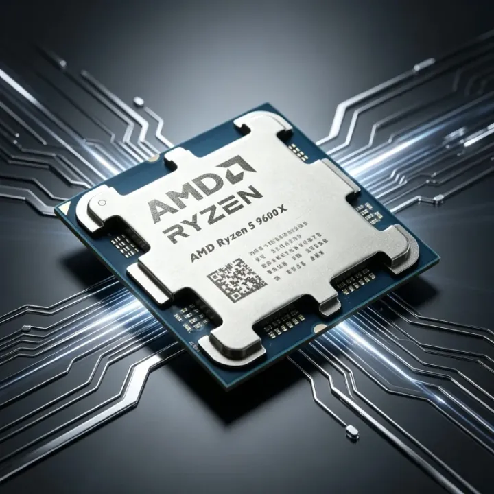AMD | Blazing AMD Loose CPU Ryzen 5 9600X R5 9600X,AM5 Fit B850 X870,6 Cores 12 Threads Max Boost 5.4GHz 32MB L3 Cache