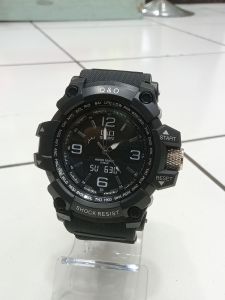 jam tangan pria sporty tali karet  jam tangan analog terbaru