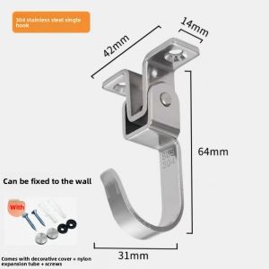FULAIAN | Thick Solid No-Drilling Hook