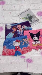 [STOK SEDIA]3 HELAI 1 SET SELUAR DALAM BOXER BUDAK PEREMPUAN CORAK KARTUN SAIZ S-2XL