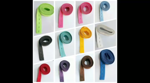 Sewing Band Strip Elastic Adjustable Lace Braid Waist Rubber Slots for Button DIY Pants Clothes Skirts
