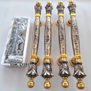 Terbaru Handle Pintu Kuningan Nanas Batik 45 Cm Tarikan Pintu Kupu Tarung Rumah Antik Klasik Modern Anti Karat