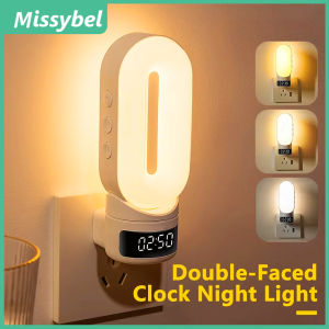 2024 Creative Bedhead LED Insertion Night Light 360 ° Rotating Timer Remote Control 3-color Soft Light Night Light Corridor Bathroom Bedroom Bedhead Night Light