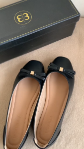 MICHAELA Square Toe Flat Shoes for Women Back Ankle Protect All Day Comfy Ballet Flats SH5527007 LX