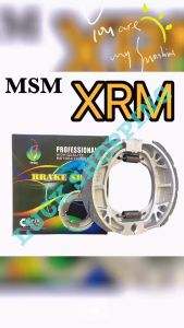 MSM Brake Shoe Motorcycle Set : XRM 110/125 WAVE 100/110/125 DASH TRINITY CG125 SHOGUN JET100/BONUS SMASH 110/125 CS90