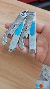 ที่ตัดเล็บ ชุดตัดเล็บ เล็บขบ กรรไกรตัดเล็บญี่ปุ่น QLMA ที่จับเปิดขวดได้ ดีไซน์สวยงาม สามารถตัดหนังเล็บได้ มีตะไบเล็บในตัว งานสแตนเลสคุณภาพ nail clipper  มีดตัดเล็บคมๆ ร้านไทย