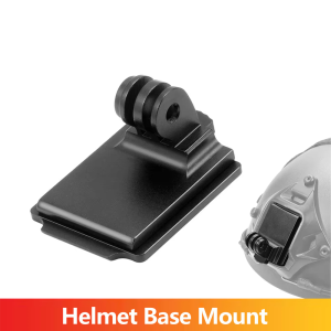 Aluminum Tactical Helmet Mount Base Holder for GoPro Hero 13/12/11/10/9/8 DJI Osmo Action 6/5 Pro/4/3 Nano Insta360 AKASO Camera