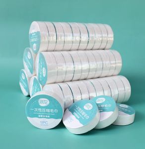 ผ้าขนหนูอัดเม็ดใหญ่แบบใช้แล้วทิ้งลายมุกแบบหนาแบบ30X70CM ผ้าขนหนูผ้าฝ้ายแบบพกพาสำหรับเช็ดหน้า