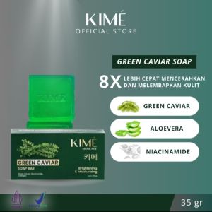 SABUN KIME GREEN CAVIAR HIJAU ORIGINAL BPOM