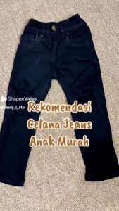 Celana Jeans Panjang Anak Laki-Laki & Perempuan Bahan Soft Jeans Premium