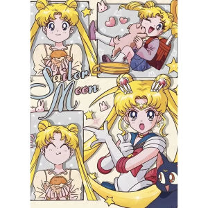 DIY Sailor Moon Character City Moon Star Scene Style Diamond Painting Mosaic Handmade Art Exquisite Wall Decoration