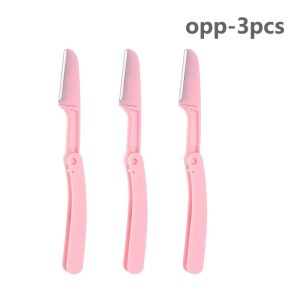 Face Razor Eyebrow Trimmer Ladies Eyebrow Knife Facial Shaver Blades Hair Remover For Women Scissors Professional Beauty Tools