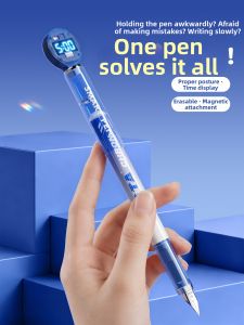 HERO | Erasable Refillable Beginners Pen Dark Tip Posture Correcting