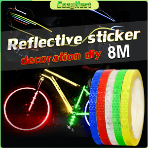 C.N. 8m Reflective Stripe Tape Motorcycle Bicycle Bike Body Rim Wheel Stripe Tape