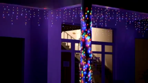 Lampu Raya Light 4M 96LED Curtain Light Strip Fairy Lights Festive Hari Raya Birthday Wedding Decoration Lighting Outdoor Waterfall Indoor Curtain LED Light Hari Raya Light