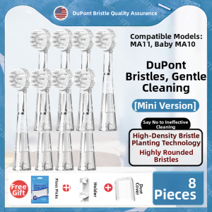 Childrens Electric Toothbrush Head Soft Bristles Baby Replacement Brush Head Deep Cleaning Oral Care Fivemore Yj-0023