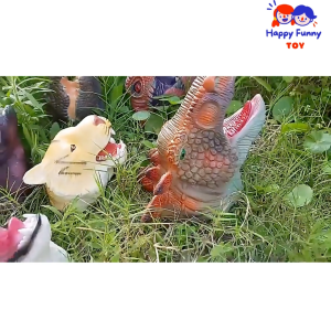 TOY 😊พร้อมส่ง💯 หุ่นมือไดโนเสาร์ ยางนิ่ม สมจริง รูปสัตว์ ของเล่น ของขวัญ สําหรับเด็ก เกมจินตนาการ ปาร์ตี้ ไดโนเสาร์ หุ่นมือ ของเล่นเด็ก